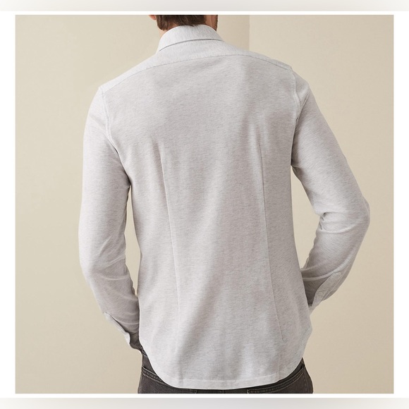 REISS Gosforth Slim Fit Shirt Grey XL NWOT - Picture 2 of 5
